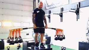bandbell deadlift
