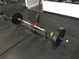 RhinoFlex Bar on deadlift jack