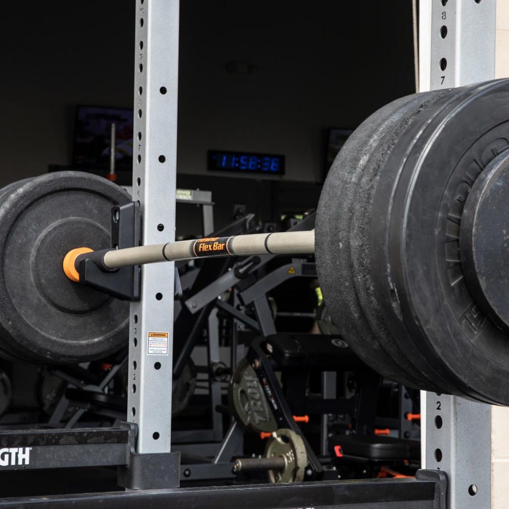 rhino flex bar loaded with plates